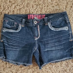 Denim shorts